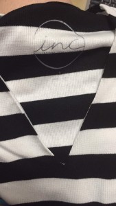 Tシャツ　着やせ