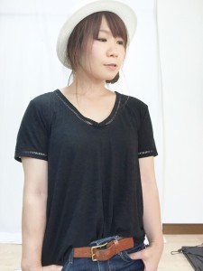 着やせ　Tシャツ