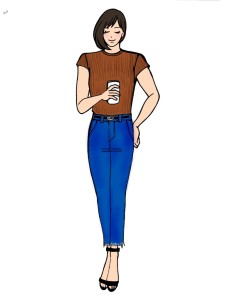 肩幅が広い　Tシャツ